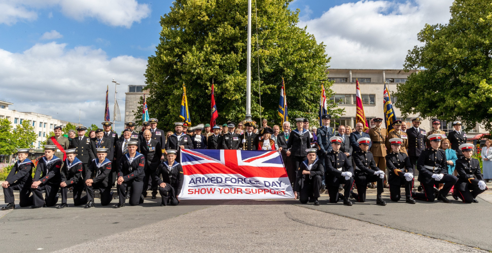 The launch of Armed Forces Week in Plymouth